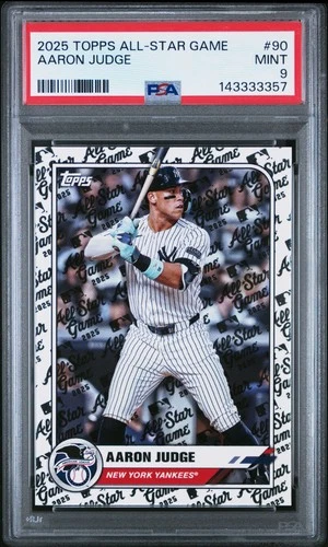 2025 Topps All-Star Game #90 Aaron Judge PSA 9