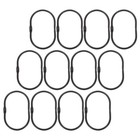 12 Pcs Haken Für Duschvorhang Ovaler Zum Aufhängen Von Duschvorhängen