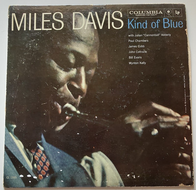 Miles Davis - Kind of Blue, used LP First Press 1959 Mono CL 1355 VG/VG+