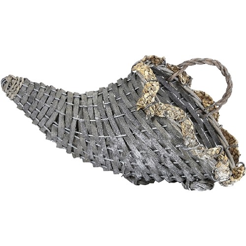 Cornucopia Basket Seasonal Thanksgiving Decor 6"x8"x12" - Picture 1 of 3