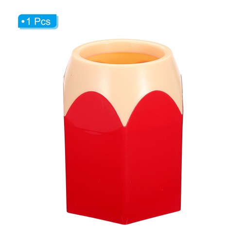 Stiftehalter Stiftehalter für Schreibtisch niedlich Stiftehalter Tasse Bleistiftform rot - Bild 3 von 5