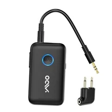  Bluetooth 5.3 Transmitter Receiver for TV/Airplane, Supports 2 