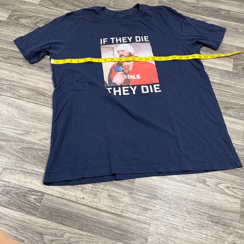 BARSTOOL SPORTS Graphic Crew Neck Dark Blue Casual Basic T-Shirt Men’s Size XL - Imagen 5 de 6