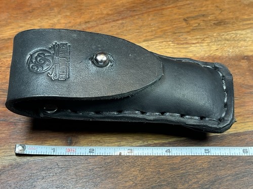 Neu Custom dick schwarz Leder strapazierfähig Scheide für Buck 110 Messer Stift Klappe - Bild 11 von 11