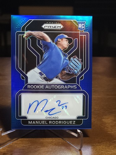 2022 Panini Prizm - Rookie Autographs Manuel Rodriguez #RA-MR Blue Prizm /149  - Picture 1 of 2