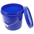 Handheld Paint Pail Empty Paint Holder with Plastic Lid Painting Bucket Paint