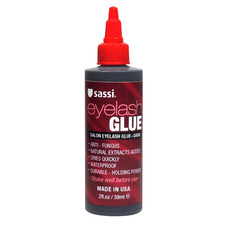Sassi Eyelash Glue Dark 2oz  Quick-Drying, Natural 2 Fl Oz Pack of 1 ,