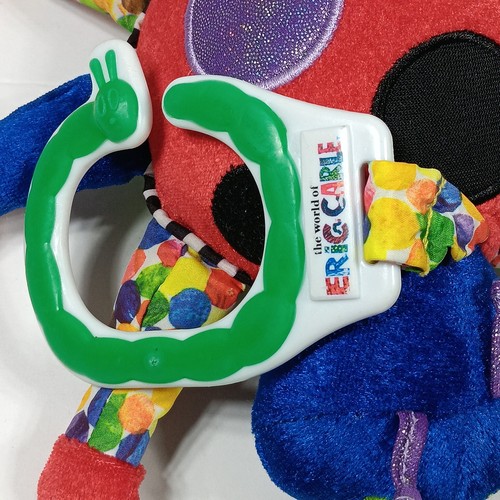 Clip de cochecito Eric Carle del Grouchy Ladybug colorido juguete sensorial - Imagen 3 de 8