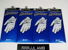 Srixon All Weather 4 LEFT HAND White Leather GOLF GLOVES Mens Medium/Large