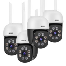 2K 3.0MP Outdoor WiFi PTZ Security Camera, 2.4G WiFi, Auto Tracking, 2 Way Au...