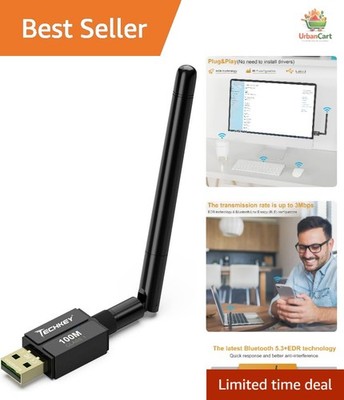 High-Speed USB Bluetooth 5.3 Adapter - Fast Data Transfer for Windows Devices