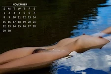 Nudes Female Risque Art Photo New 2026 Calendar November ONLY