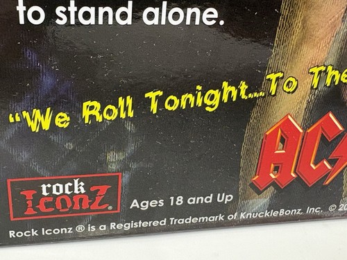 Statua AC/DC (ACDC) Angus Young 2019 Knucklebonz Rock Iconz EDIZIONE LIMITATA NUOVA - Foto 15 di 24