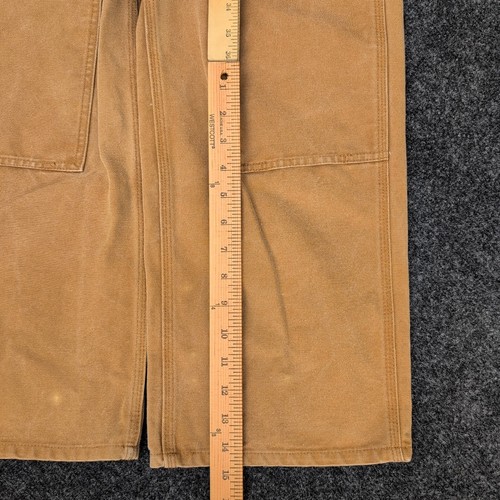 Baberos Carhartt Jóvenes Niños Talla 12 Marrón Doble Rodilla Lona Mono Trabajo Caza - Imagen 9 de 15