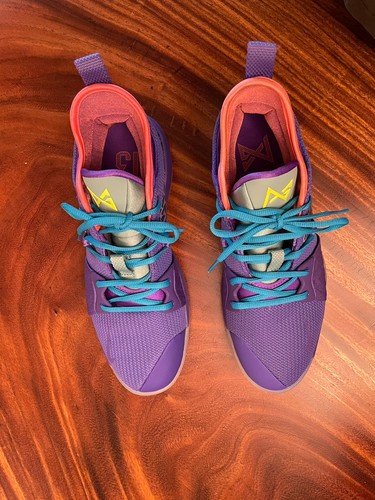 Nike Zoom PG 2 'Mamba Mentality' Cannon/Volt-Purple Venom AO2986-001 Size 10.5 - Picture 3 of 16