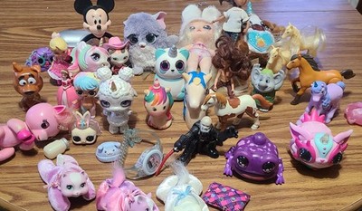 Girls Toy Lot Mixed Assorted Squishy Plush Dolls Disney Frozen My Little Pony
