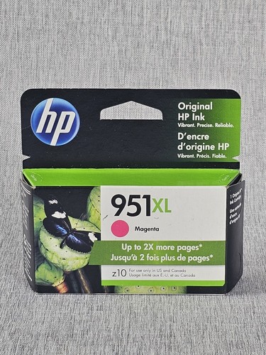 HP 951XL Magenta High Yield Ink Cartridge CN047AN Exp 2023 New Sealed