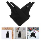  4pcs Artist Drawing Glove: 2-Finger Smudge-Resistant Fabric for Smooth Gliding