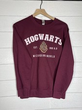 Harry Potter Small Maroon Heavyweight Sweater Hogwarts Wizard Wizarding World HP
