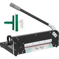 Paper Cutter 12Inch A4 Commercial Heavy Duty Paper Cutter 300 Sheets 45HRC Hardn
