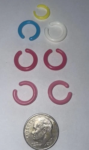 7 Vintage, 1990’s Colorful Barbie Bracelets/ ?-1 Skipper Doll