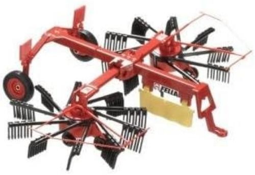 siku 2451, Fella Whirl Rake, 1:32, Metal/Plastic, Red, Movable and foldable roto - Picture 4 of 4