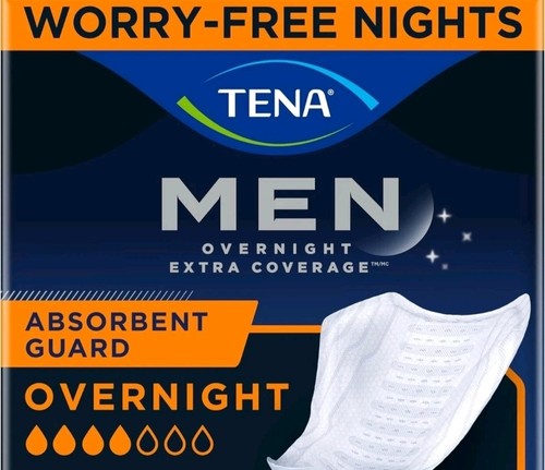 TENA Men Absorbent Guard Overnight Extra Coverage Pads – 96 Count, Sealed - Picture 3 of 3