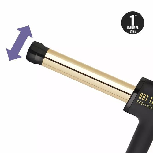 Hot Tools Professional 24k Gold 1" Curl Bar #HTCURL1181 - Dual Voltage - Picture 3 of 5