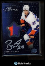 2021 UPPER DECK PREMIER #SS-BN BROCK NELSON STAR SYSTEMS AUTO PATCH /49