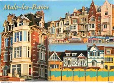 Carte Postale - 59 - Malo les Bains - Façades des Villas face à la mer - Multivu