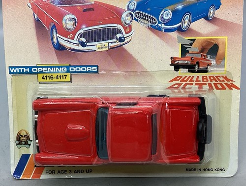 Coche de juguete vintage de metal fundido "50's American" - Acción retroceso - Sin usar, en caja - Imagen 3 de 6