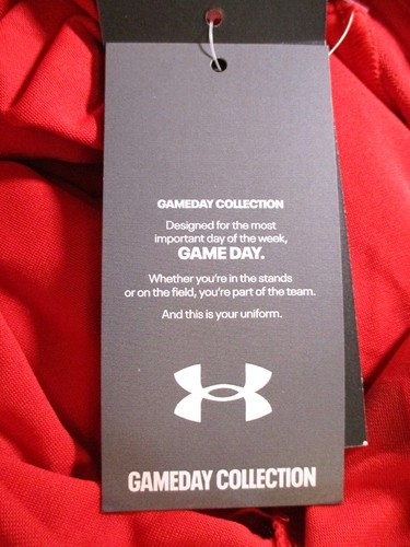 Maryland Terrapins Men's 1/4-Zip Shirt, Red, Under Armour, GameDay, Size L, New - Bild 9 von 9