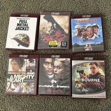 HD DVD Lot Of 6: Full Metal Jacket, Bourne Identity, 300, Sleepy Hollow 2 More