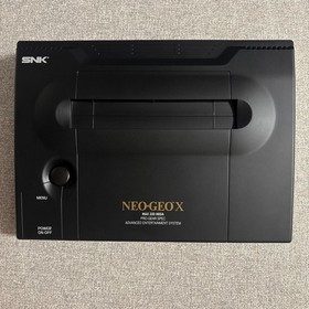 SNK NEO GEO X GOLD Limited Edition Console Complete Box SBK NEO GEO X