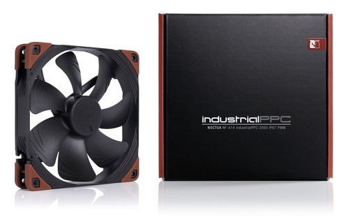 NF-A14 iPPC-2000 IP67 PWM, Heavy Duty Cooling Fan, 4-Pin, 2000 RPM (140mm, Bl... - 第 5/7 張圖片