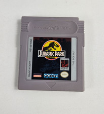 Jurassic Park (Nintendo Game Boy, 1993) Game and Clear Case - Tested Working