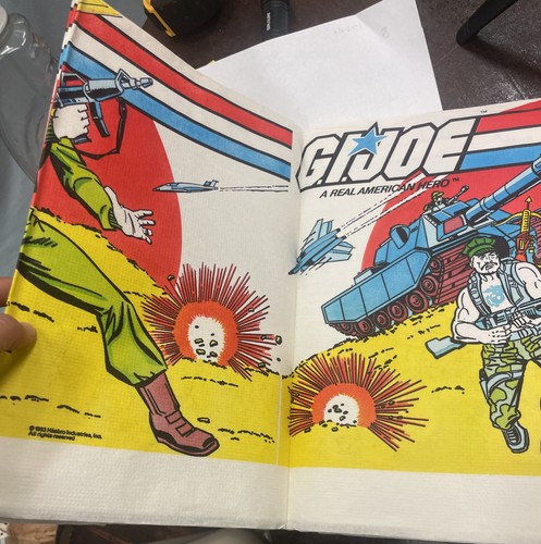 G.I. Joe 1983 Geburtstag Party Tischdecke Papiertischdecke 52” mal 96” - Bild 6 von 6