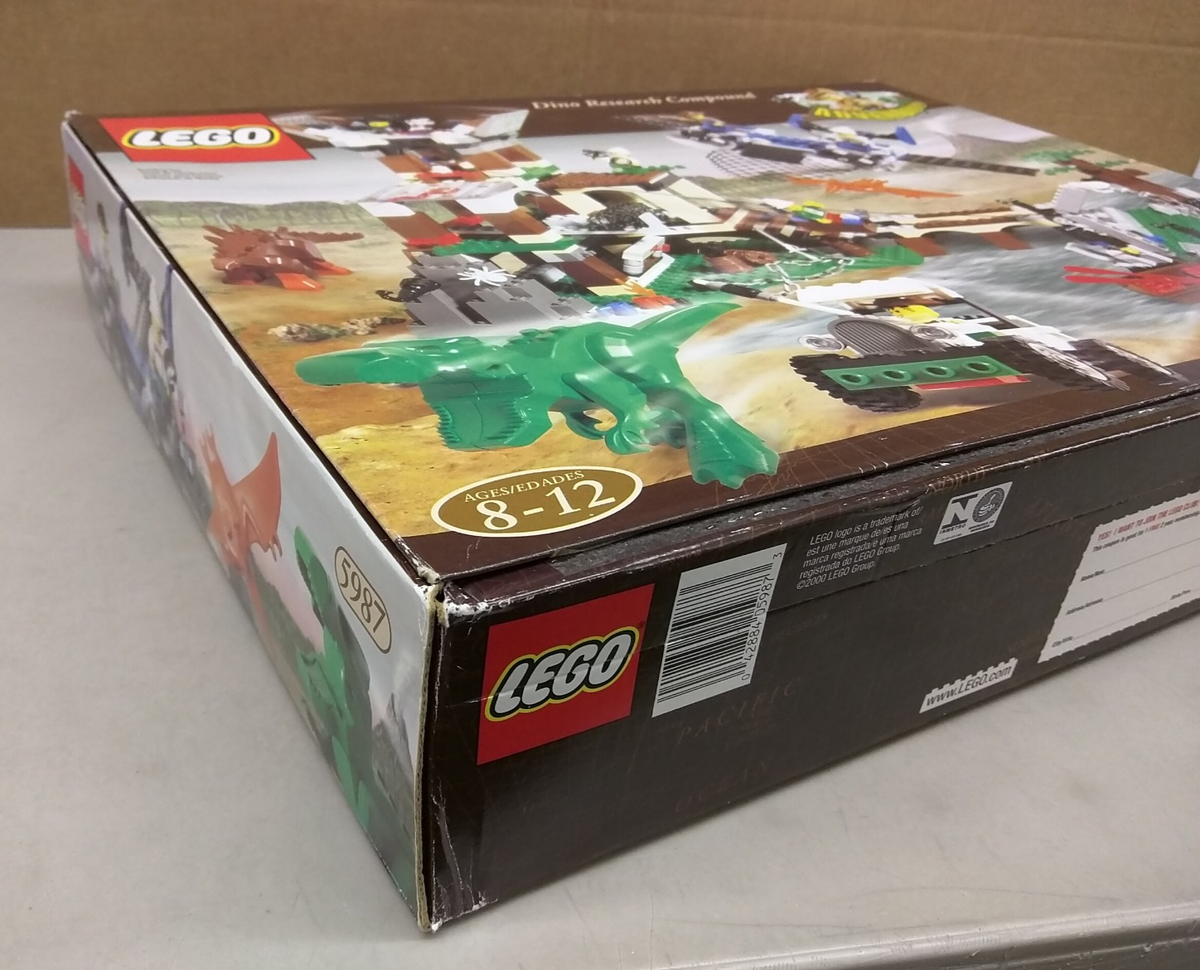 LEGO Adventurers 5987 Dino Research Compound NEW! Island T-Rex