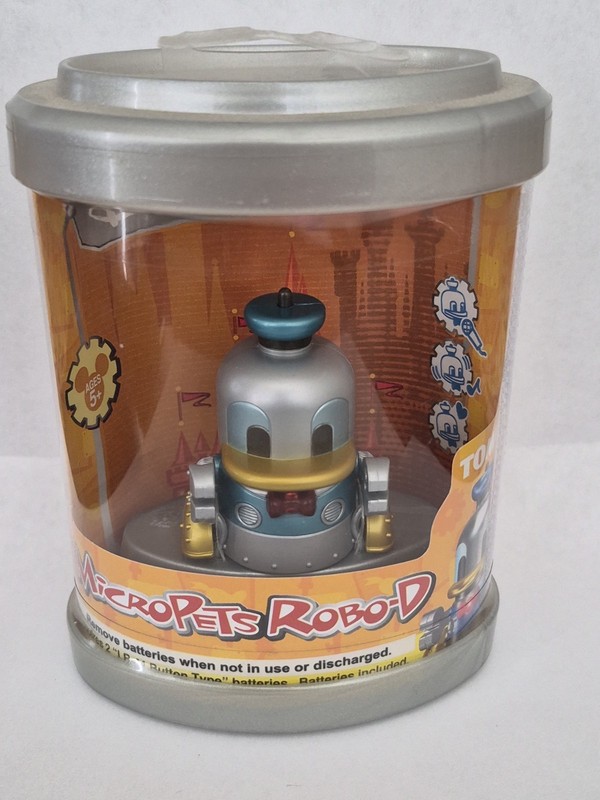 Vintage Disney Tomy Micropets Robo-D Donald Duck Retired. Park Edition /Rare