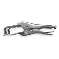 Westward 2Hmv2 Locking Welding Clamp, 9", 1-5/8" Cap.