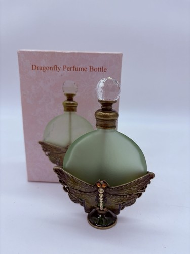 Parfum Vintage Ciel Jeweled inspiriert Schmetterling türkis Kristall Parfüm Flakon