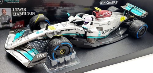 Minichamps 1/18 Scale 110 220744 F1 Mercedes AMG W13 E 2022 Monaco Hamilton #44 - Picture 1 of 5