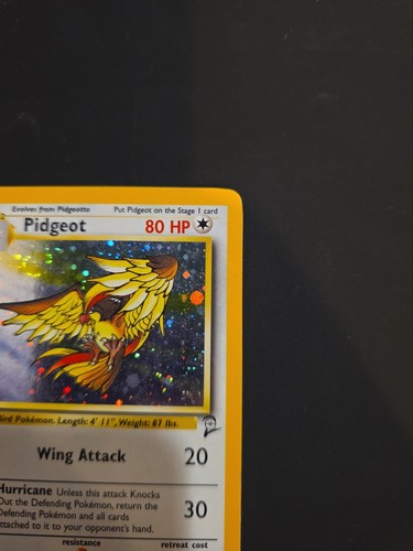 Pidgeot 14/130 Holo Rare Base Set 2 Pokemon Card - Picture 3 of 6