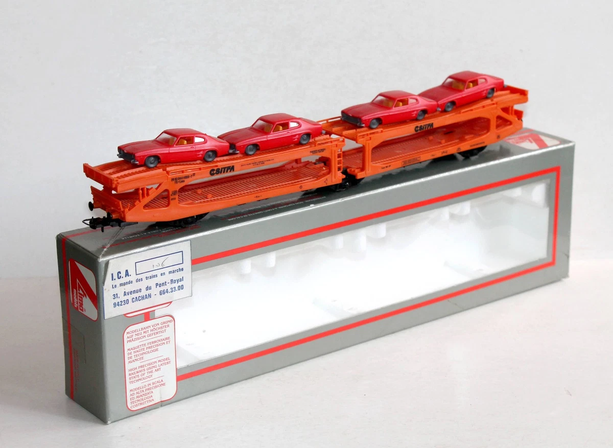 Wagon porte-autos type TA370 - enseigne STVA