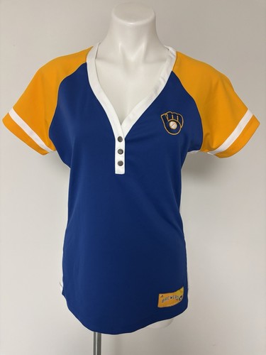 Majestic Damen Milwaukee Brewers Top Zustand Gr. Xl