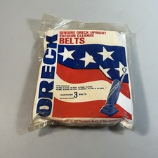 Oreck 010-0804 Upright Vacuum Cleaner Belts - 3 Belts - New in Oreck Bag
