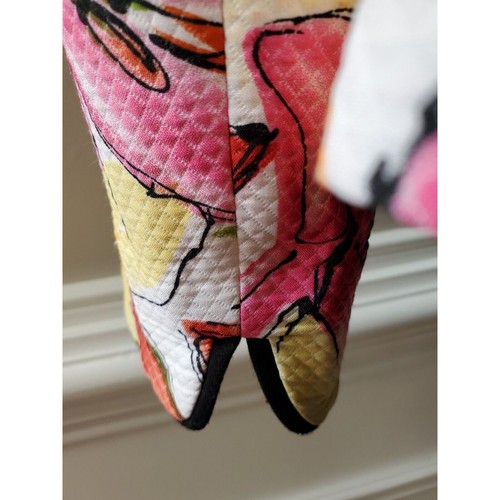 Requirements Women's Floral Polyester Long Sleeve Full Zip Front Casual Jacket L - Picture 8 of 11