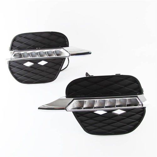 LED DRL Daytime Running Lights w/ Turn Signal Lamps For BMW X5 E70 LCI 2011-2013 - Picture 5 of 8