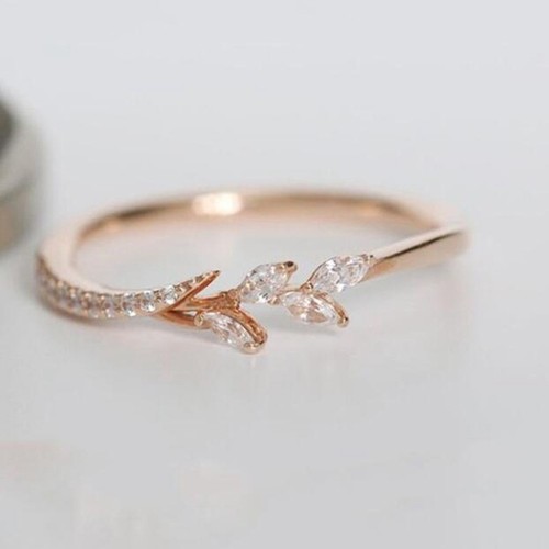 European Luxury Flower Ring with Horse Rose Gold Hot Sale Jewelry Party Dance - Picture 8 of 14