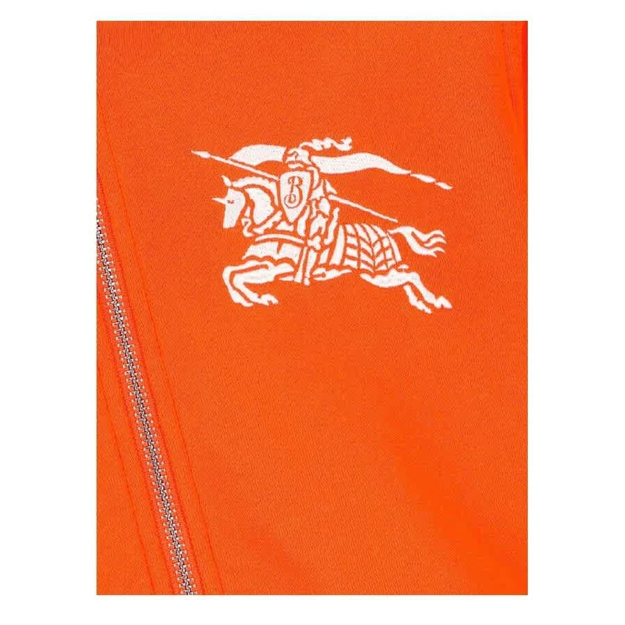 Felpa con cappuccio Burberry ragazzo arancione scarlatto design Devan cavaliere equestre